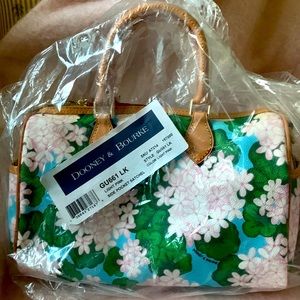 Dooney & Bourke Light Pink/Blue Satchel